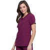 Cherokee Top Cherokee Infinity CK865A Scrubs Top Women Wine