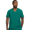 Cherokee Scrubs Top 2XL Cherokee Infinity CK900A Scrubs Top Men's V-Neck Hunter Green