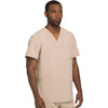 Cherokee Scrubs Top Cherokee Infinity CK900A Scrubs Top Men's V-Neck Khaki