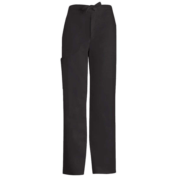 Cherokee Scrubs Pants 2XL / Regular Length Cherokee Luxe 1022 Scrubs Pants Men's Fly Front Drawstring Black