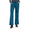 Cherokee Scrubs Pants 2XL / Regular Length Cherokee Workwear 4020 Scrubs Pants Women's Low Rise Drawstring Cargo Caribbean Blue