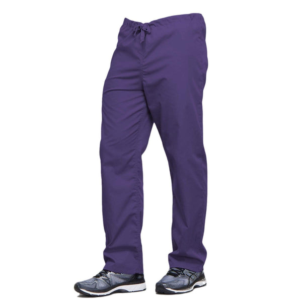 Cherokee Scrubs Pants Cherokee Workwear 4100 Scrubs Pants Unisex Drawstring Cargo Grape