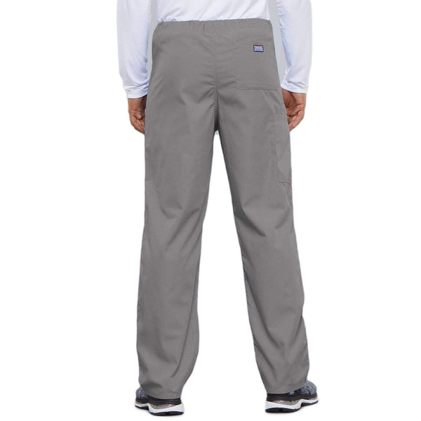 Cherokee Scrubs Pants Cherokee Workwear 4100 Scrubs Pants Unisex Drawstring Cargo Grey