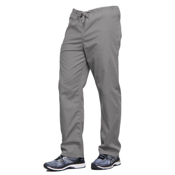 Cherokee Scrubs Pants Cherokee Workwear 4100 Scrubs Pants Unisex Drawstring Cargo Grey