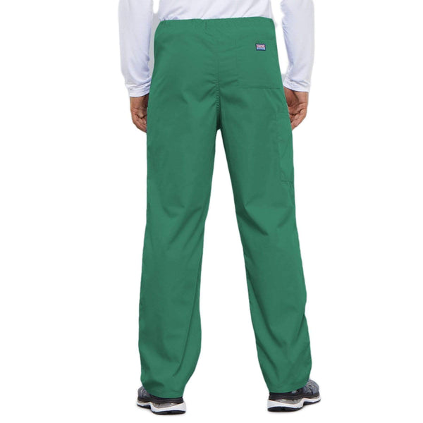 Cherokee Scrubs Pants Cherokee Workwear 4100 Scrubs Pants Unisex Drawstring Cargo Surgical Green