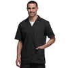 Cherokee Scrubs Jacket Cherokee Workwear 4300 Scrubs Jacket Men's Zip Front Black