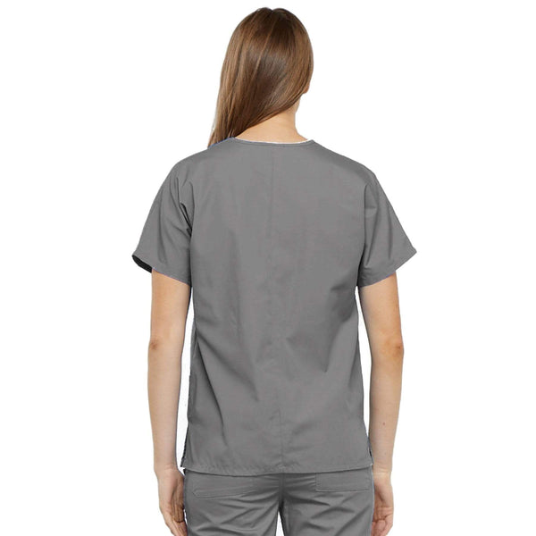 Cherokee Scrubs Top Cherokee Workwear 4700 Scrubs Top Women's V-Neck Grey