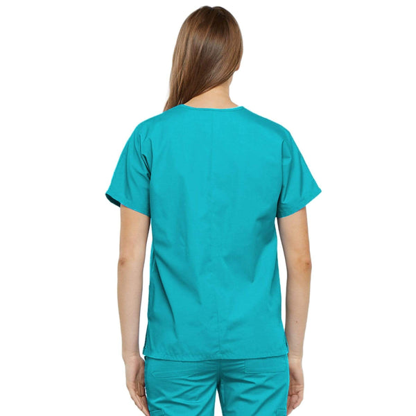 Cherokee Scrubs Top Cherokee Workwear 4700 Scrubs Top Women's V-Neck Turquoise