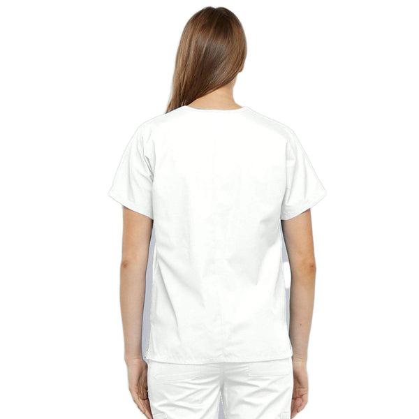 Cherokee Scrubs Top Cherokee Workwear 4700 Scrubs Top Women's V-Neck White