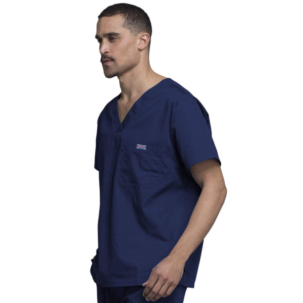 Cherokee Scrubs Top Cherokee Workwear 4789 Scrubs Top Men's V-Neck Navy