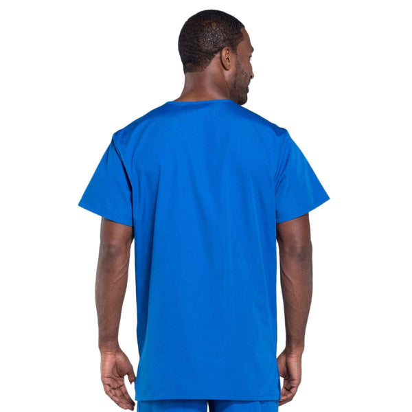 Cherokee Scrubs Top Cherokee Workwear 4876 Scrubs Top Unisex V-Neck Royal