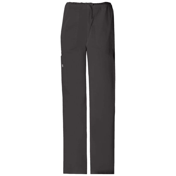 Cherokee Scrubs Pants 2XL / Regular Length Cherokee Workwear Core Stretch 4043 Scrubs Pants Unisex Drawstring Cargo Black