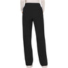 Cherokee Scrubs Pants Cherokee Workwear Revolution WW110 Scrubs Pants Women's Mid Rise Straight Leg Pull-on Black