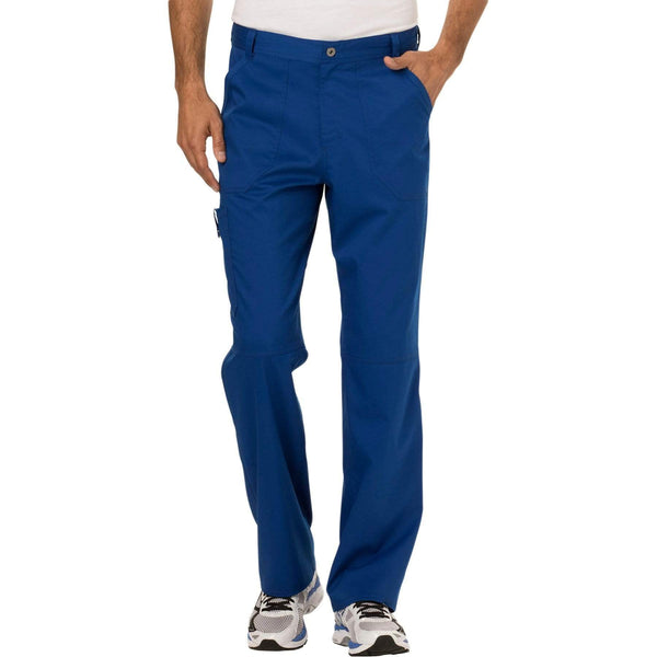 Cherokee Scrubs Pants 2XL / Regular Length Cherokee Workwear Revolution WW140 Scrubs Pants Men's Fly Front Galaxy Blue