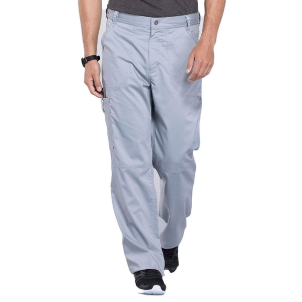 Cherokee Scrubs Pants 2XL / Regular Length Cherokee Workwear Revolution WW140 Scrubs Pants Men's Fly Front Grey