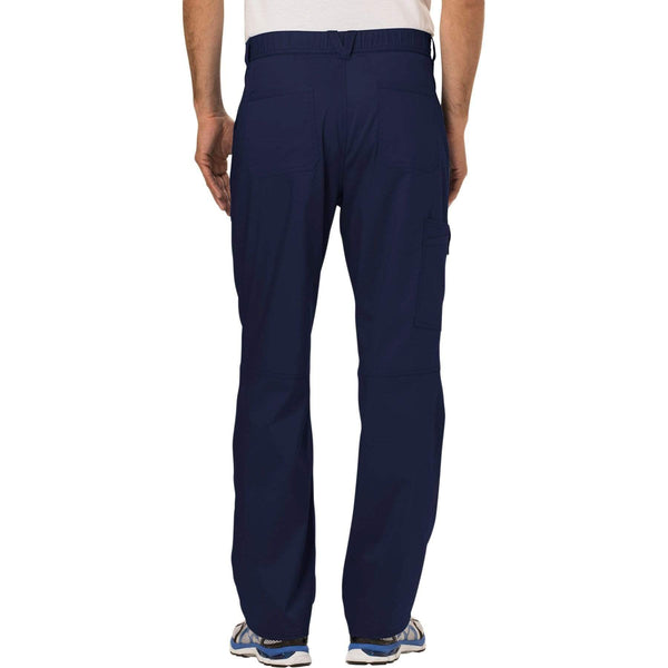 Cherokee Scrubs Pants Cherokee Workwear Revolution WW140 Scrubs Pants Men's Fly Front Navy