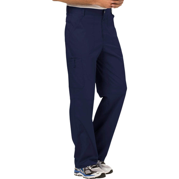 Cherokee Scrubs Pants Cherokee Workwear Revolution WW140 Scrubs Pants Men's Fly Front Navy