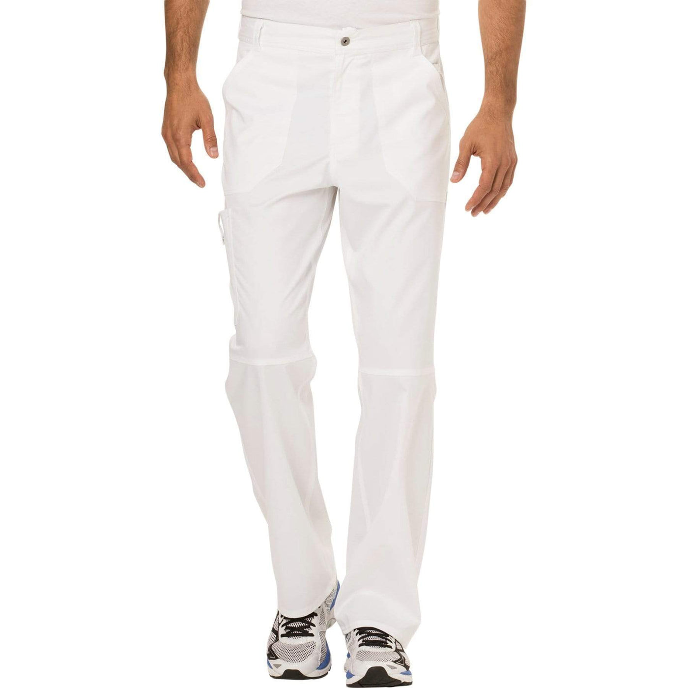 Cherokee Workwear Revolution WW140 Scrubs Pants Men's Fly Front White ...