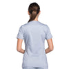 Cherokee Scrubs Top Cherokee Workwear Revolution WW610 Scrubs Top Women's Mock Wrap Grey