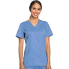 Cherokee Scrubs Top Cherokee Workwear Revolution WW620 Scrubs Top Women's V-Neck Ceil Blue