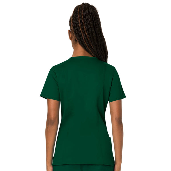 Cherokee Scrubs Top Cherokee Workwear Revolution WW620 Scrubs Top Women's V-Neck Hunter Green