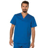 Cherokee Scrubs Top 2XL Cherokee Workwear Revolution WW690 Scrubs Top Men's V-Neck Royal