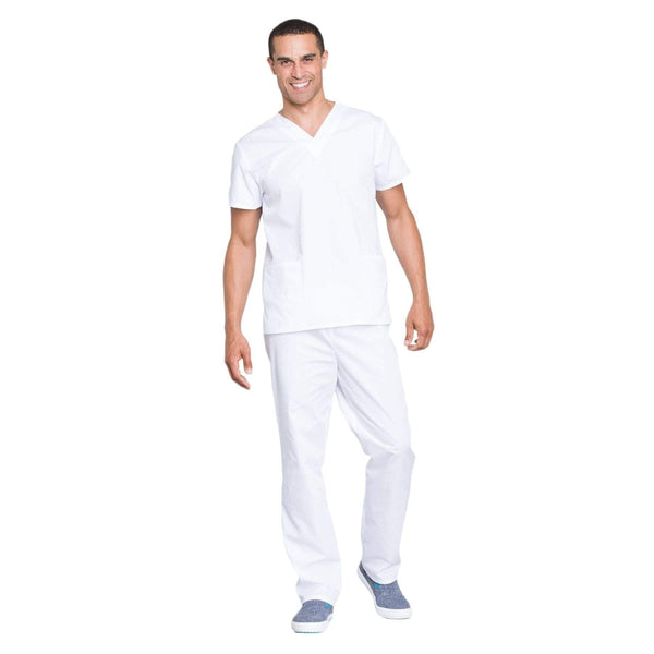 Cherokee Set Cherokee Workwear WW530C Scrubs Set Unisex White