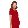 Cherokee Scrubs Top Cherokee Workwear WW645 Scrubs Top Women's V-Neck Red