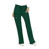 Cherokee Workwear Pant WW Revolution Mid Rise Moderate Flare Drawstring Pant Hunter Green Pant