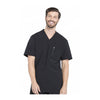 Cherokee Scrubs CK910A Infinity Men Top Mens Black Top