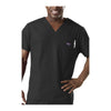 Cherokee Workwear Top WW Men's Men's V-Neck Top Black Top