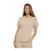 Cherokee Workwear Top WW V-Neck Top Khaki Top