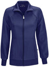 Cherokee Infinity 2391A Scrubs Jacket Women's Zip Front Warm-Up Navy