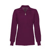 Cherokee Warm Up Jacket Infinity Zip Front Warm-Up Jacket Wine Warm Up Jacket