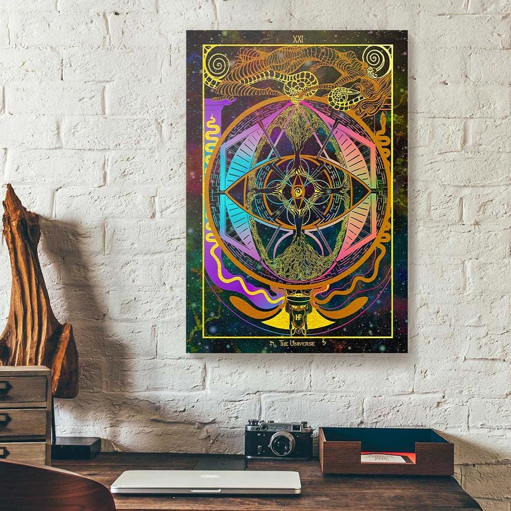 The Universe Arcana Tarot Wall Art Canvas – BigProStore