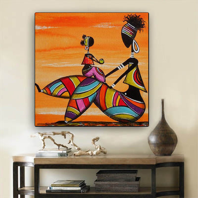 african american mother and daughter art