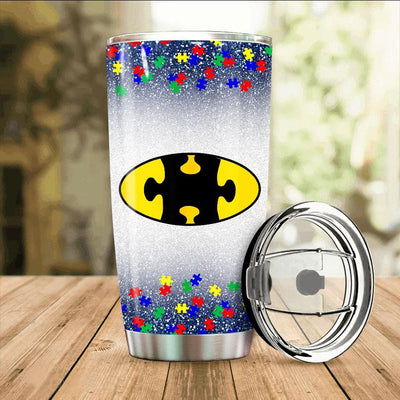 Autism Awareness Tumbler Cup Superhero Batman BPS238 – BigProStore