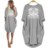 BigProStore My Dad Is My Guardian Angel Shirt Women Dress For Her Gray / S Women Dress