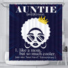 BigProStore Pretty Afro Auntie Like A Mom But So Much Cooler African American Themed Shower Curtains Afro Bathroom Accessories BPS015 Small (165x180cm | 65x72in) Shower Curtain