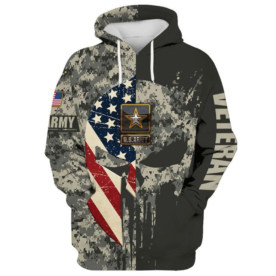 Us Army Clothing United States Army Gray USA Army Hoodie - Sweatshirt ...