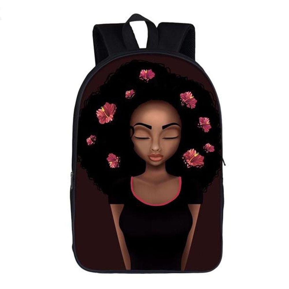 Beautiful Melanin Girl Backpack Afro Girl School Bags | BigProStore