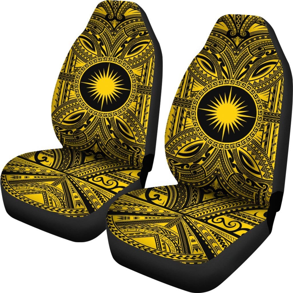 Download BigProStore Marshall Islands Car Seat Cover Marshall Islands Coat Of Arms Polynesian Gold Black