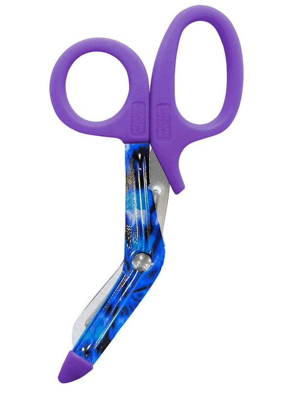 Prestige Medical Utility Scissors Tie Dye Dark Blue Prestige StyleMate Utility Scissor