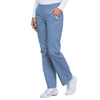 Cherokee Flexibles 2085 Scrubs Pants Women's Mid Rise Knit Waist Pull-On Ciel Blue 4XL