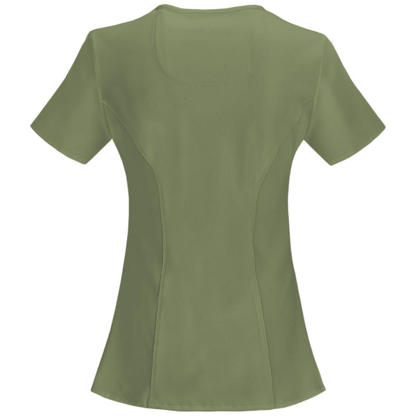 Cherokee Infinity 2625A Scrubs Top Women's Mock Wrap Olive 2XL