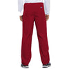 Cherokee Workwear 4100 Scrubs Pants Unisex Drawstring Cargo Red 3XL