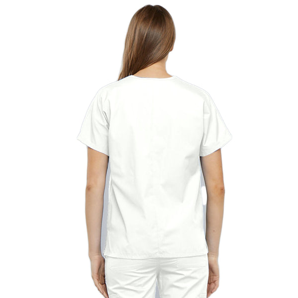 Cherokee Workwear 4700 Scrubs Top Women's V-Neck White 3XL