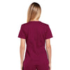 Cherokee Core Stretch 4710 Scrubs Top Women's V-Neck Wine 3XL