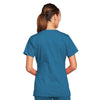 Cherokee Core Stretch 4727 Scrubs Top Women's V-Neck Caribbean Blue 3XL