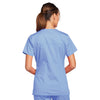 Cherokee Core Stretch 4727 Scrubs Top Women's V-Neck Ciel Blue 3XL